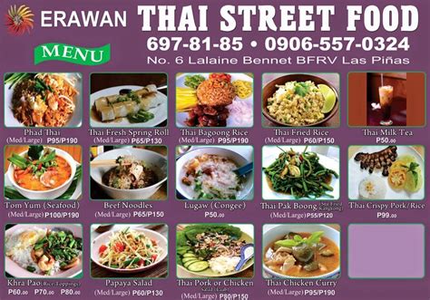 Erawan Thai Street Food restaurant, Las Pinas, BF Resort .